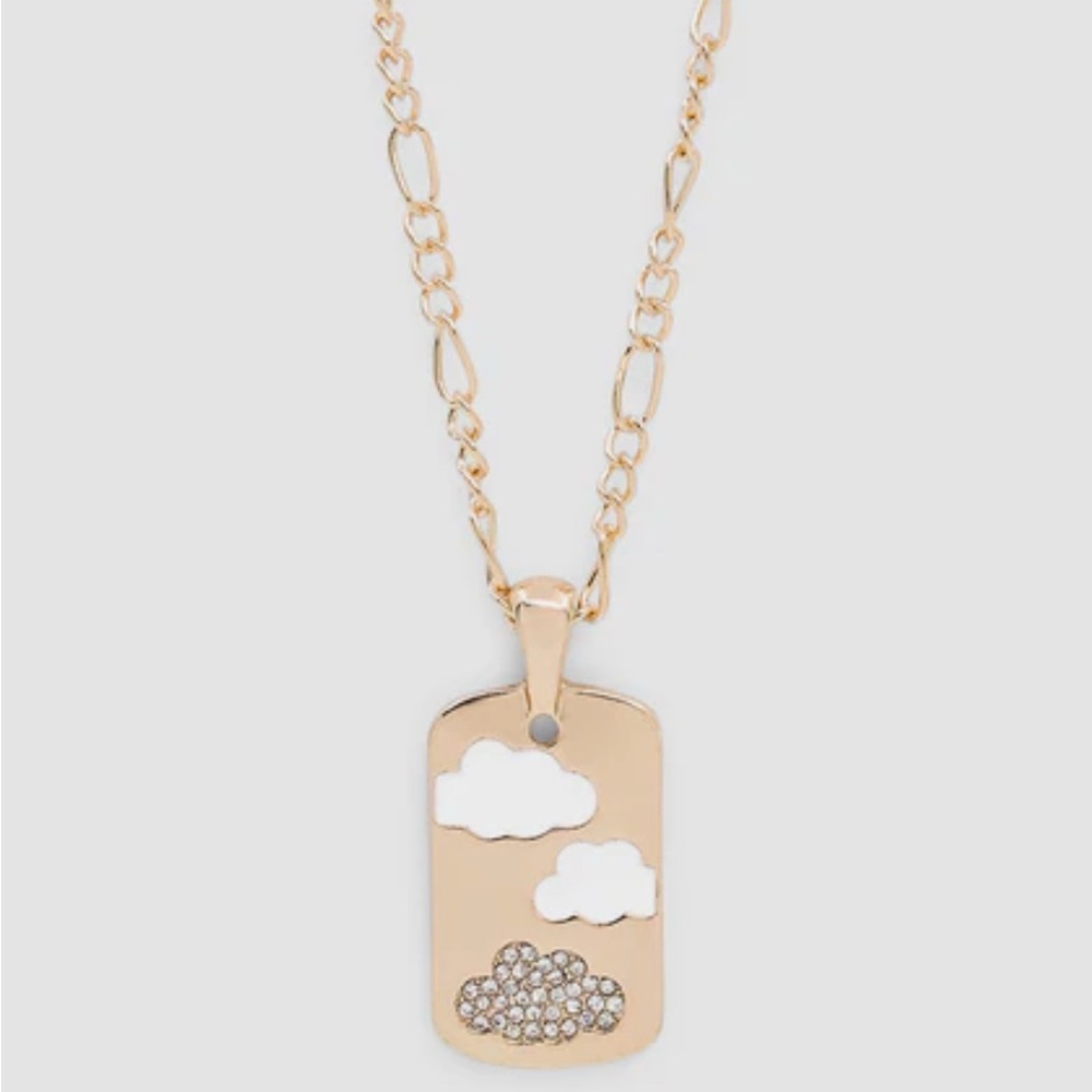 Wild for the Weekend Gold Cloud Pendant Necklace